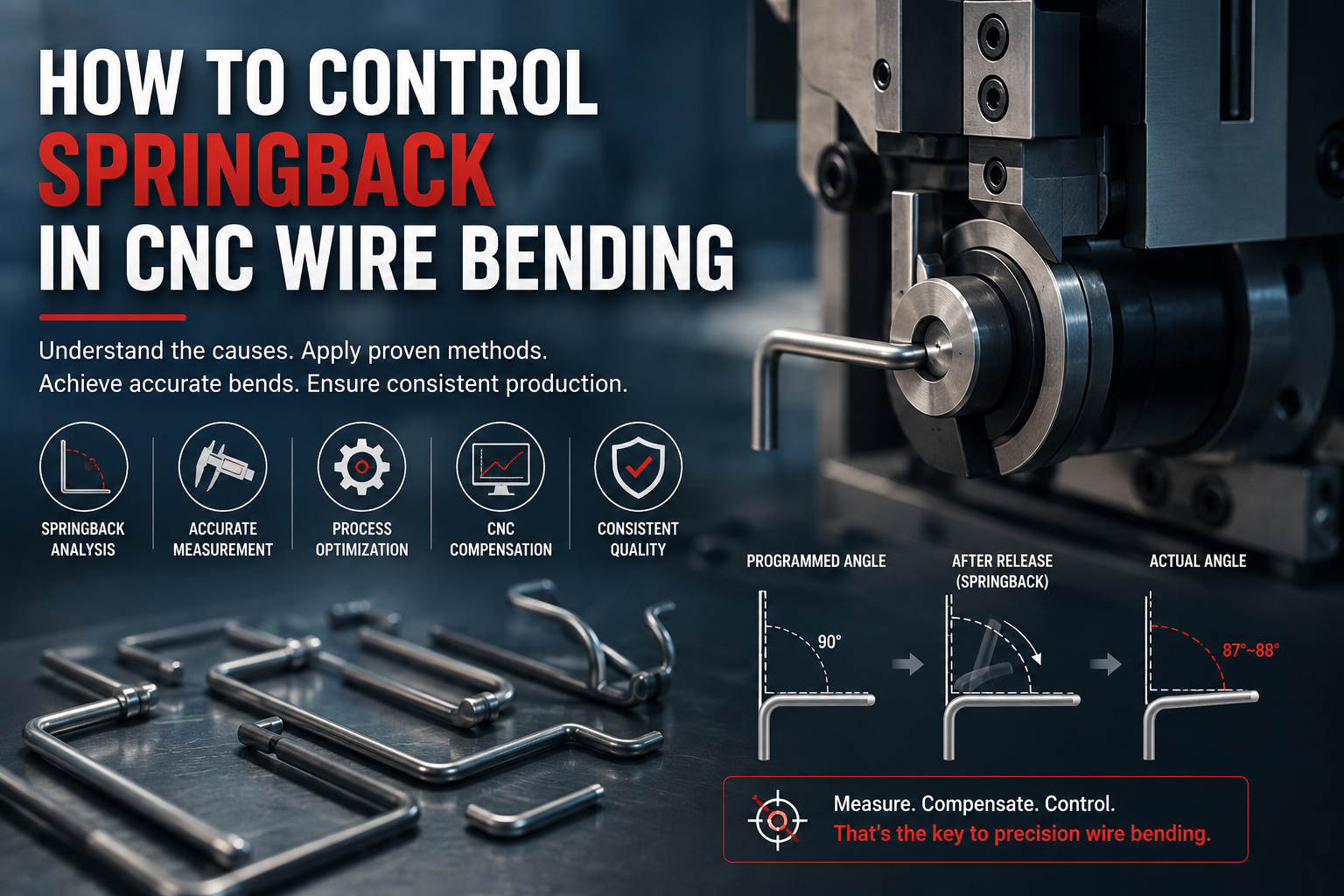 How to Control Springback in CNC Wire Bending